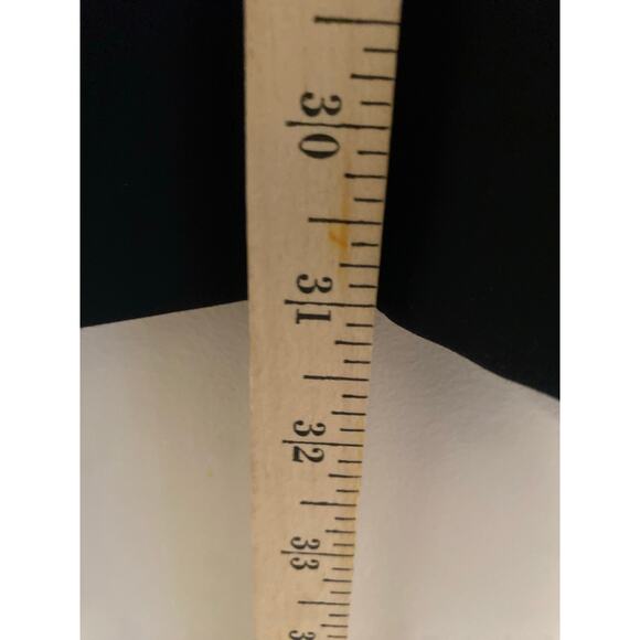 Lands End Womens Black Suit Blazer Jacket Wool Career Preppy Dark Academia 18 - Picture 10 of 14